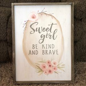 “Sweet Girl” Wall Hanging